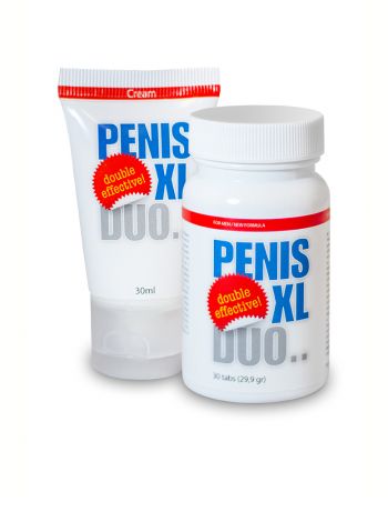 Pastile pentru erectie si potenta, Penis XL Duo Pack - 30 ml & 30 tabs